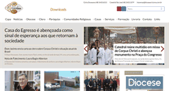 Desktop Screenshot of diocesecriciuma.com.br